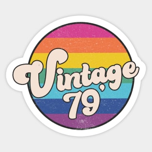 Vintage 79 Sticker